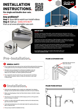 Strongdor Installation Instructions Thumbnail