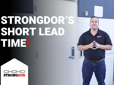 Strongdor Hollow Metal Door & Frame System | Short Lead Time